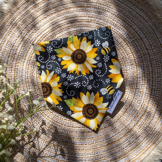 Sunflower Bees Bandana