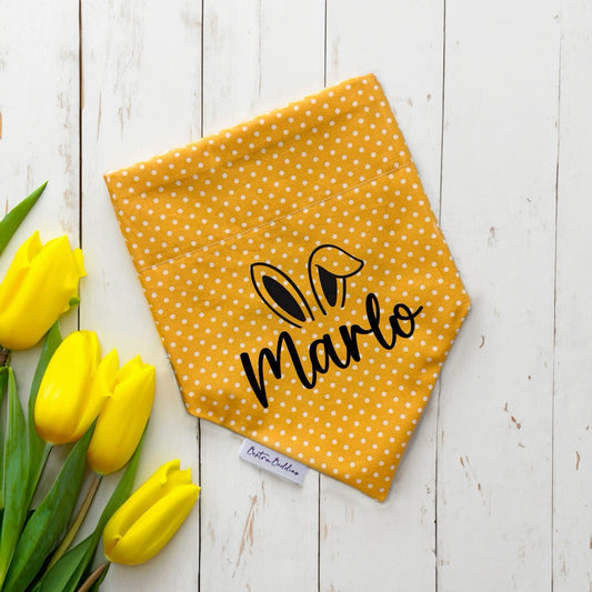 Custom Name Dotty Dog Bandana