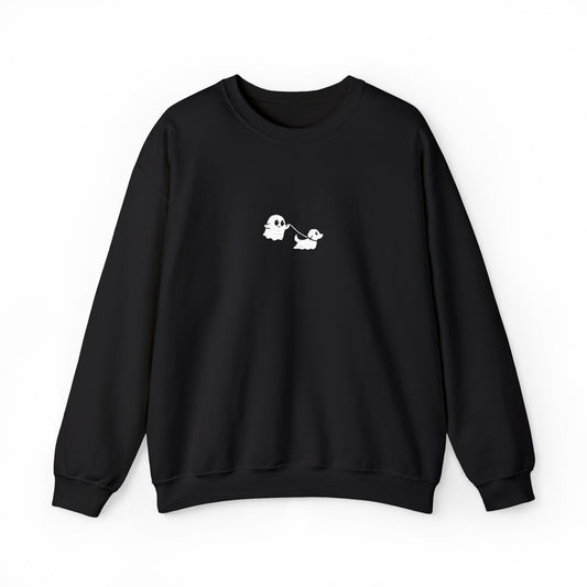 Embroidered Ghost Dog Walker Sweatshirt