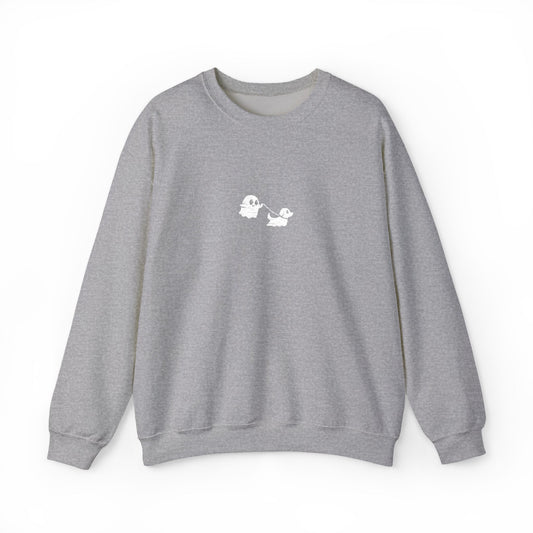 Embroidered Ghost Dog Walker Sweatshirt
