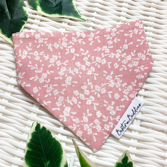 Pretty in Pink Dog Bandana