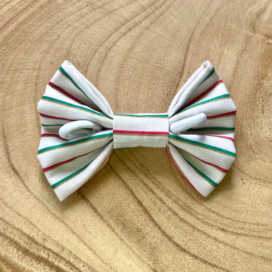 Candy Stripe Bow