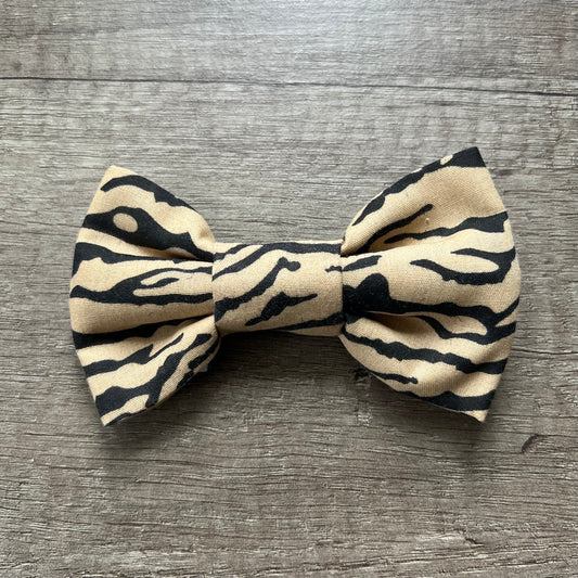 Tiger Print Bow