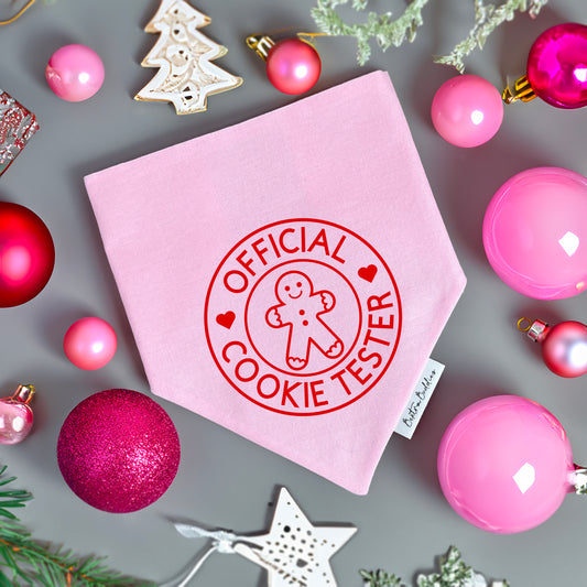 Official Cookie Tester Bandana Pink