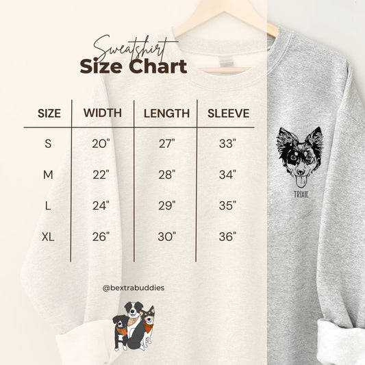 Custom Pet Portrait Sweatshirt