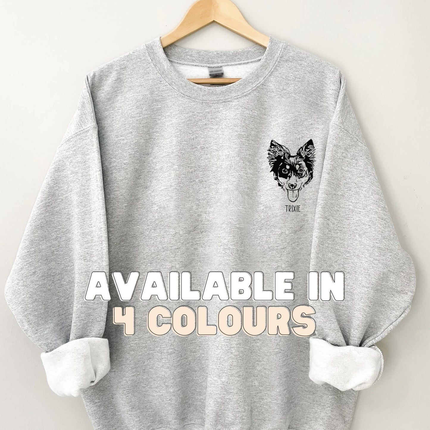 Custom Pet Portrait Sweatshirt