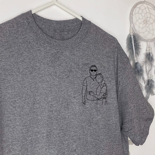 Faceless Outline T-shirt