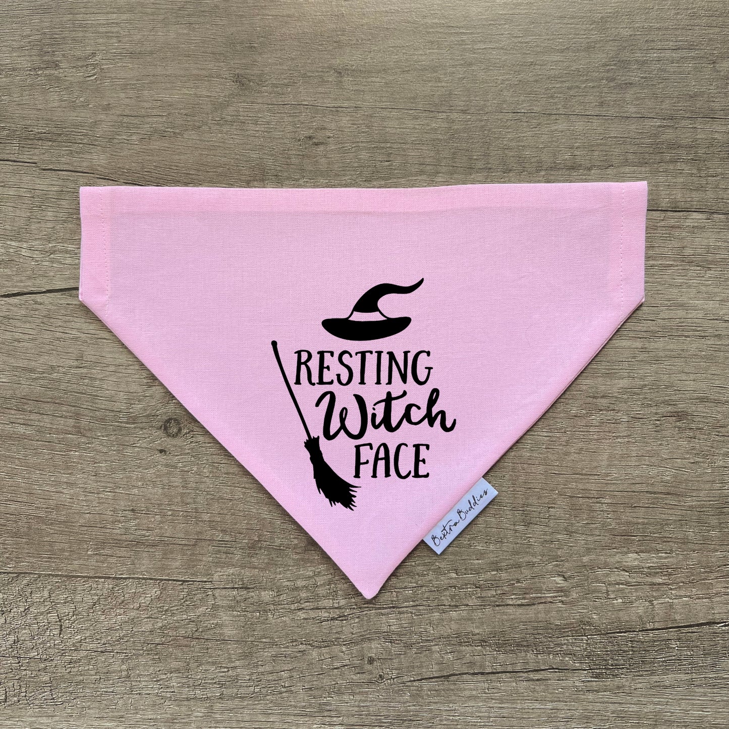 Resting Witch Face Dog Bandana