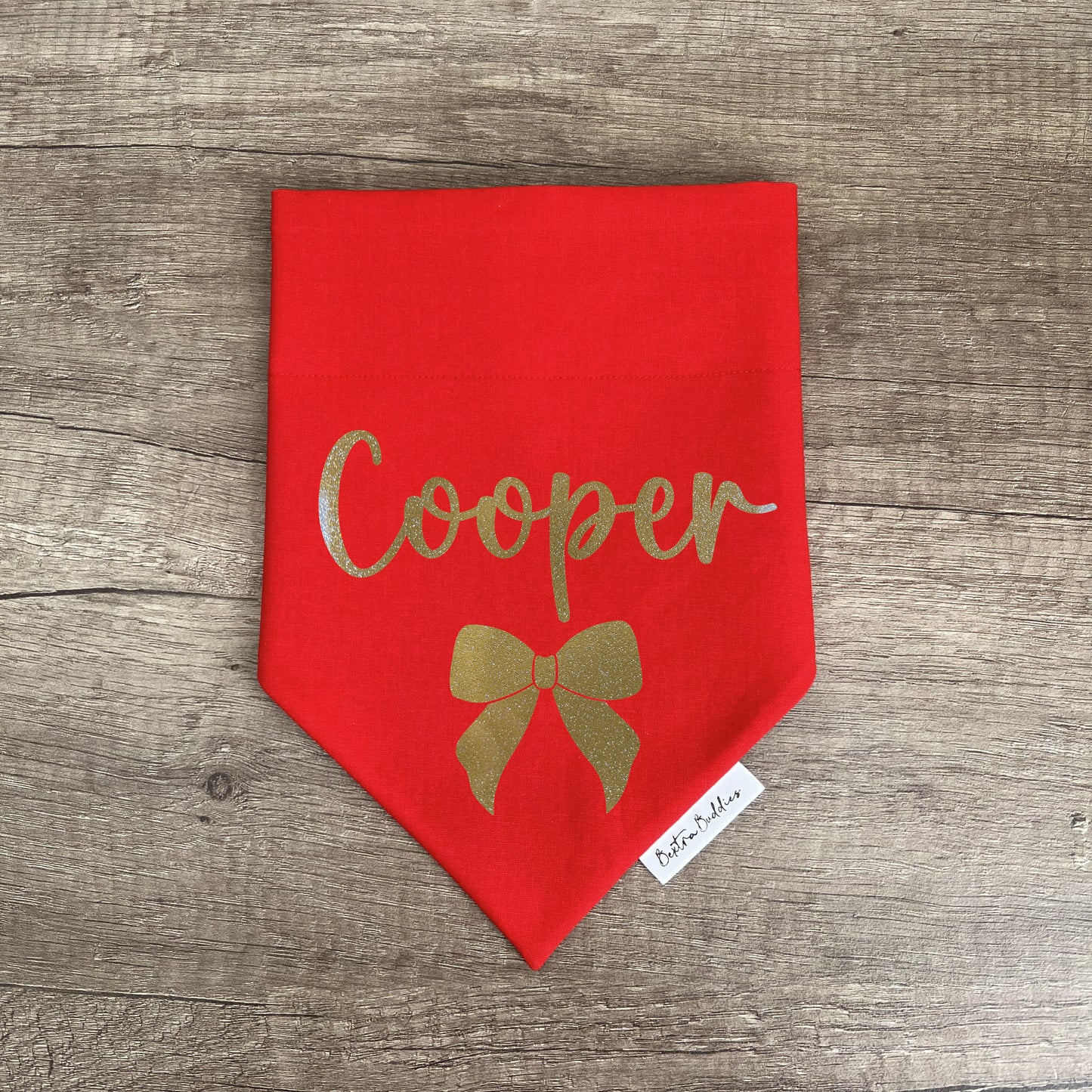 Gold Bow Bandana