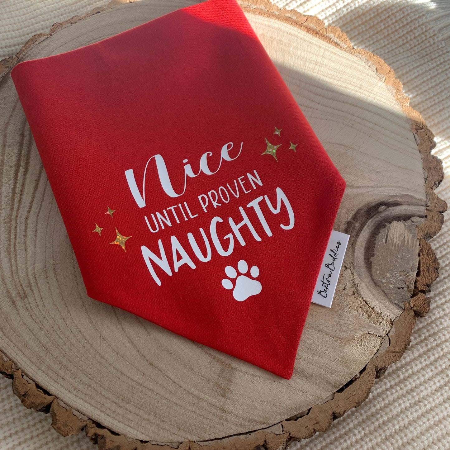 Nice Until Proven Naughty Bandana