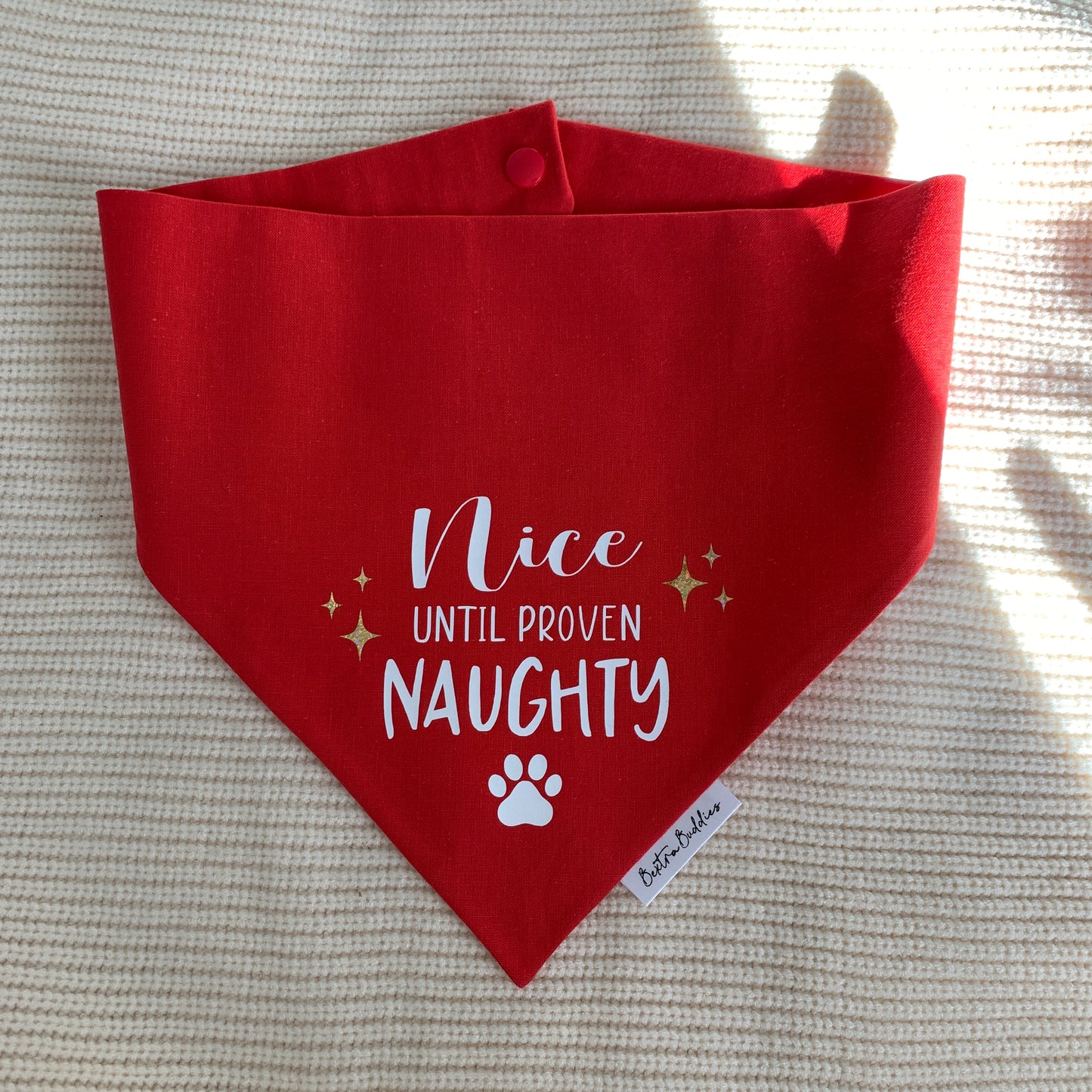 Nice Until Proven Naughty Bandana