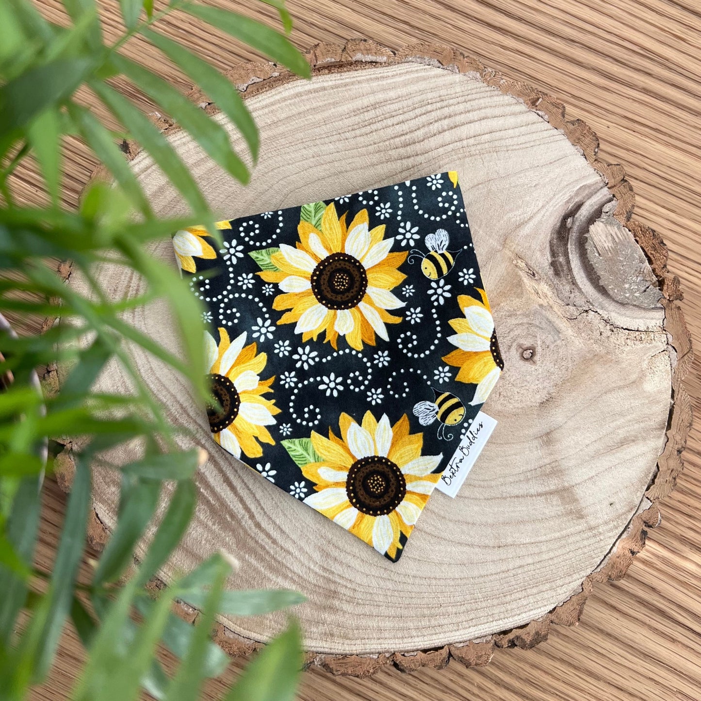 Sunflower Bees Bandana