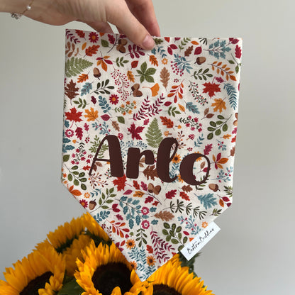 Autumn Leaves Dog Bandana