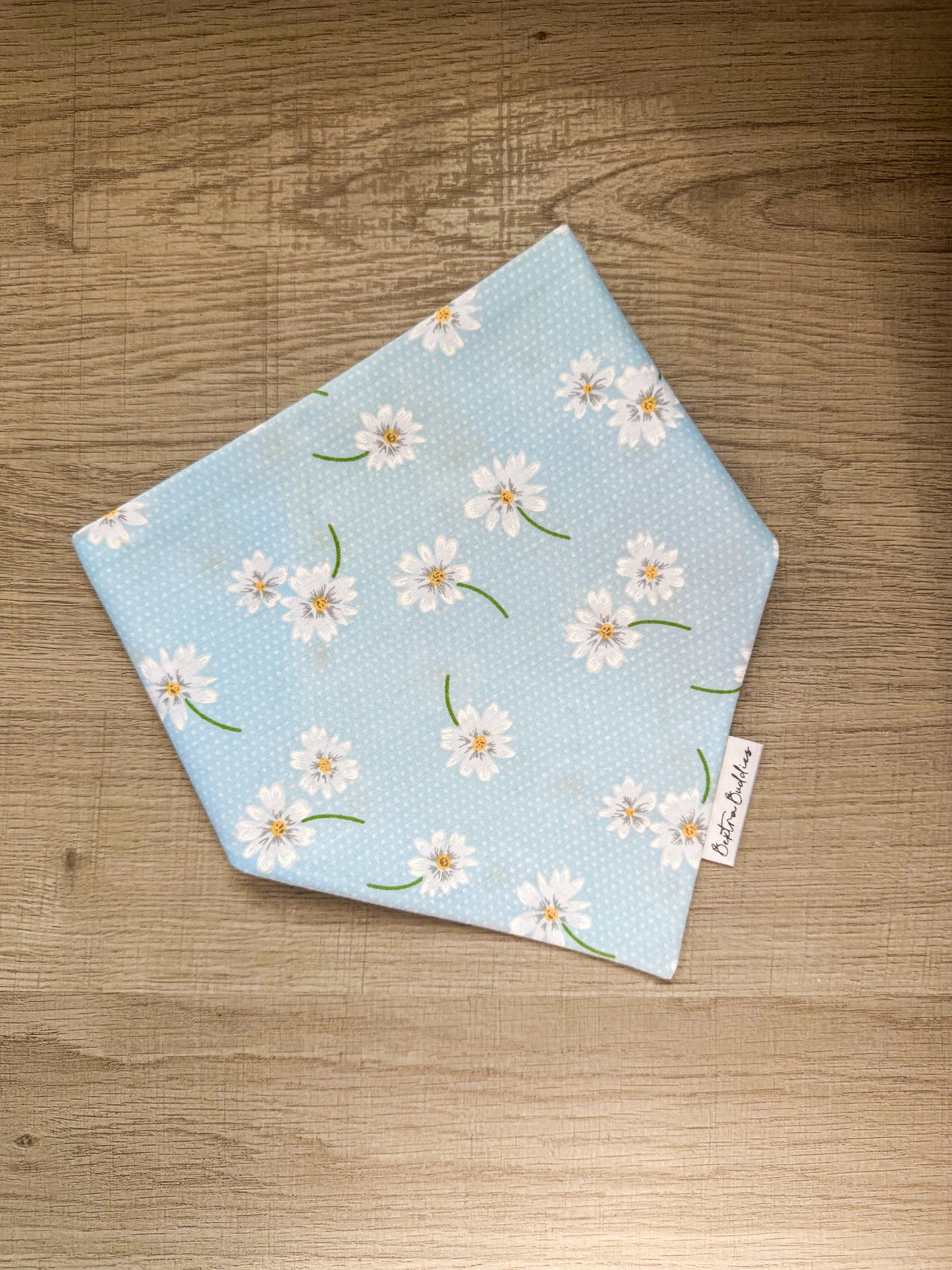 Blue Floral Bandana
