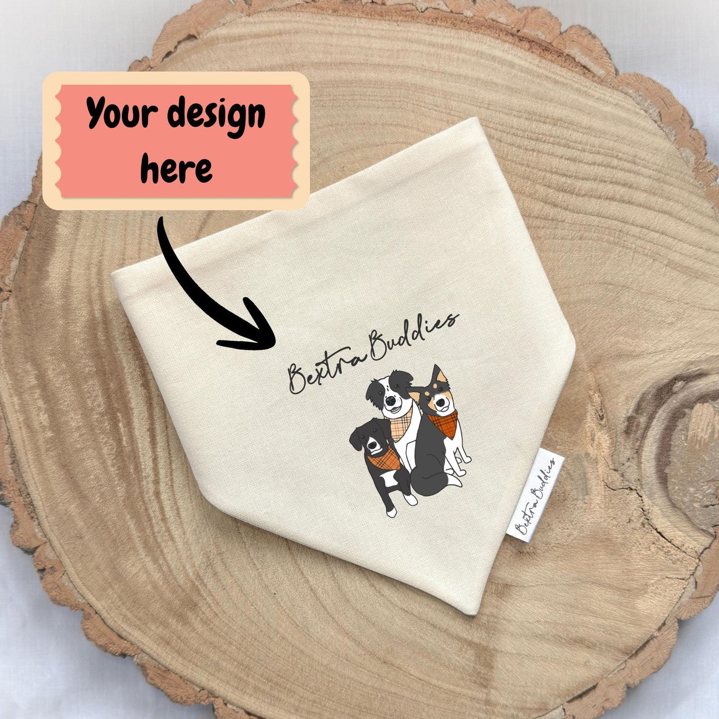 Logo/Design Dog Bandana
