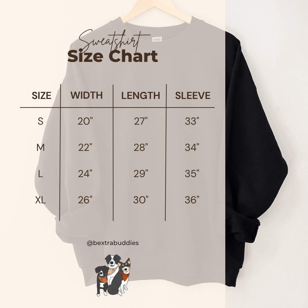 Embroidered Skeleton Dog Walker Sweatshirt