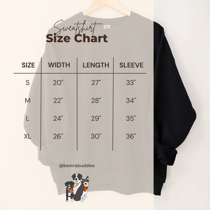 Embroidered Skeleton Dog Walker Sweatshirt