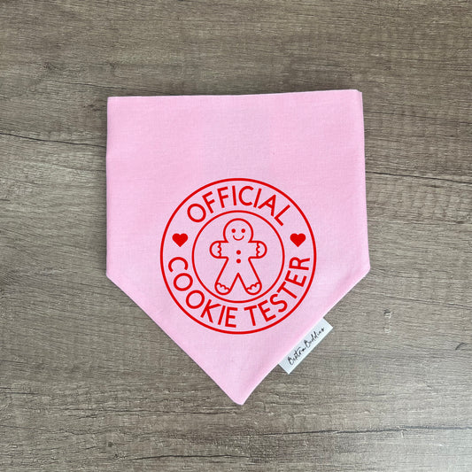 Official Cookie Tester Bandana Pink