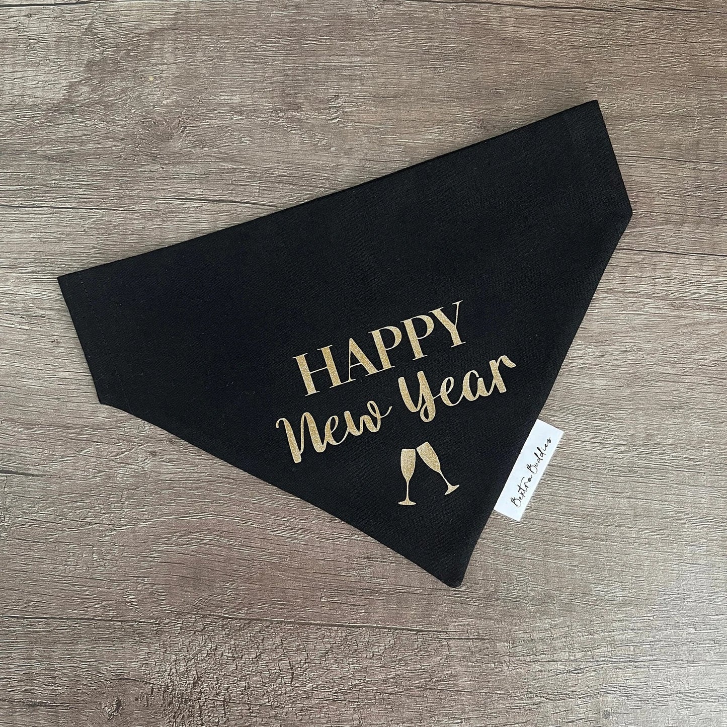 Happy New Year Dog Bandana