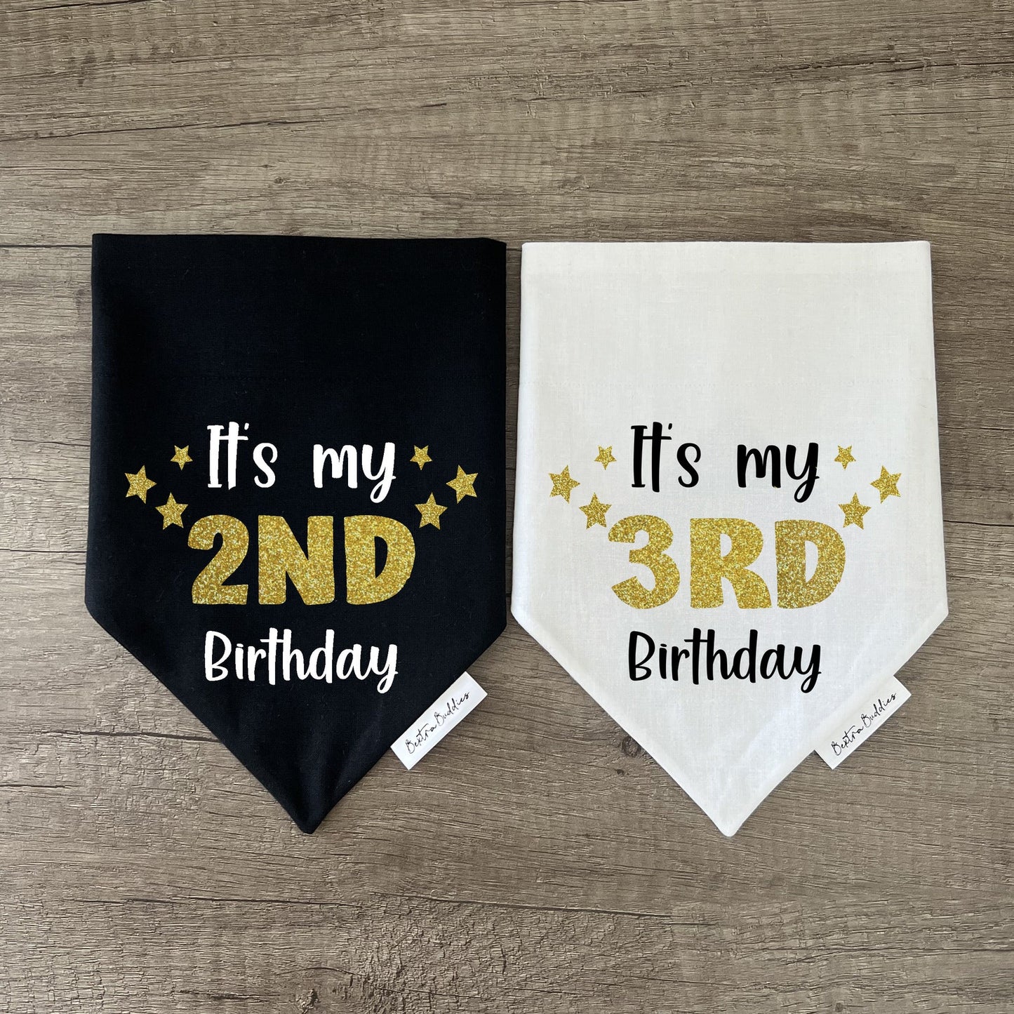 Custom Age Birthday Bandana