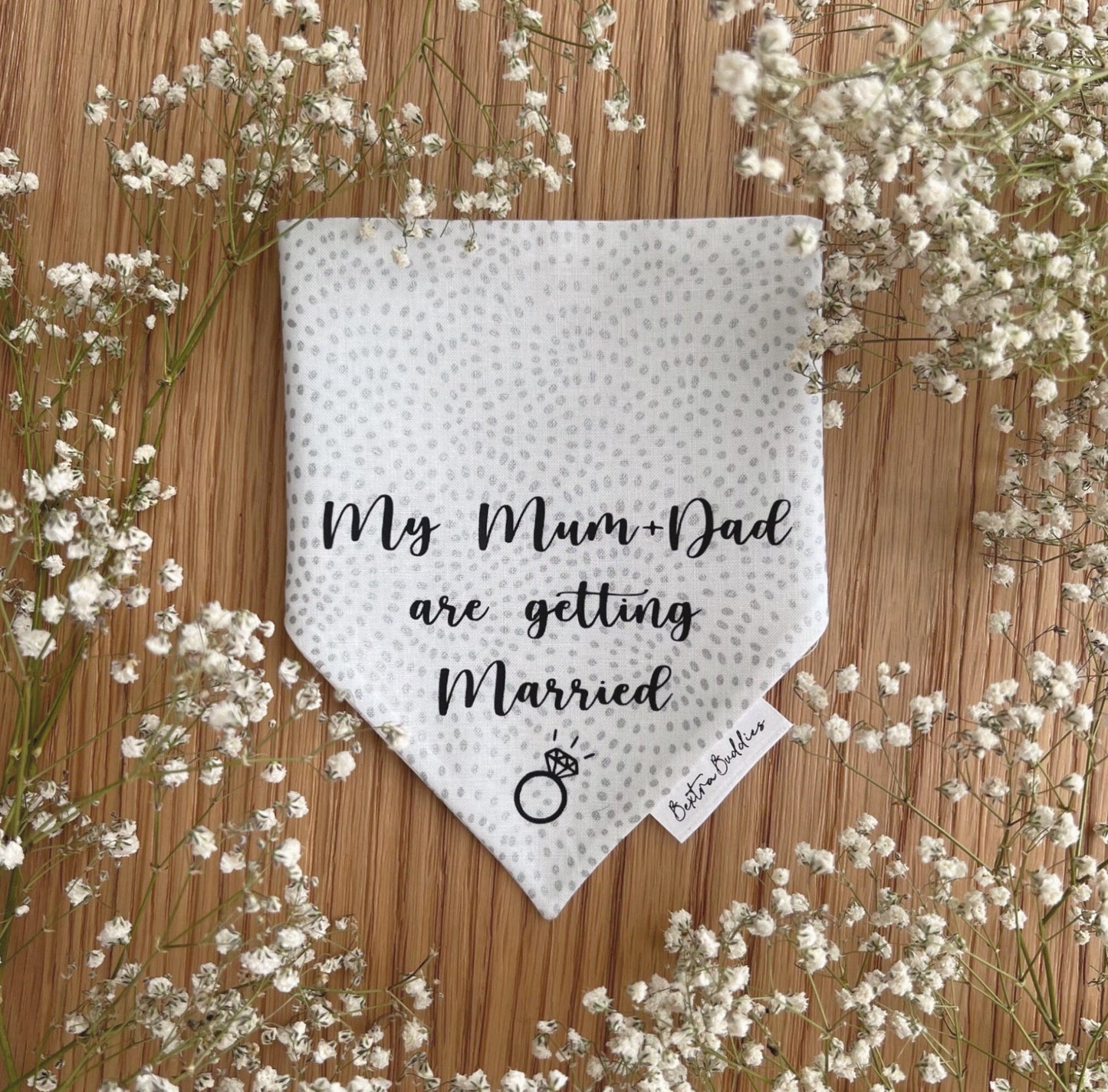 Silver Wedding Bandana