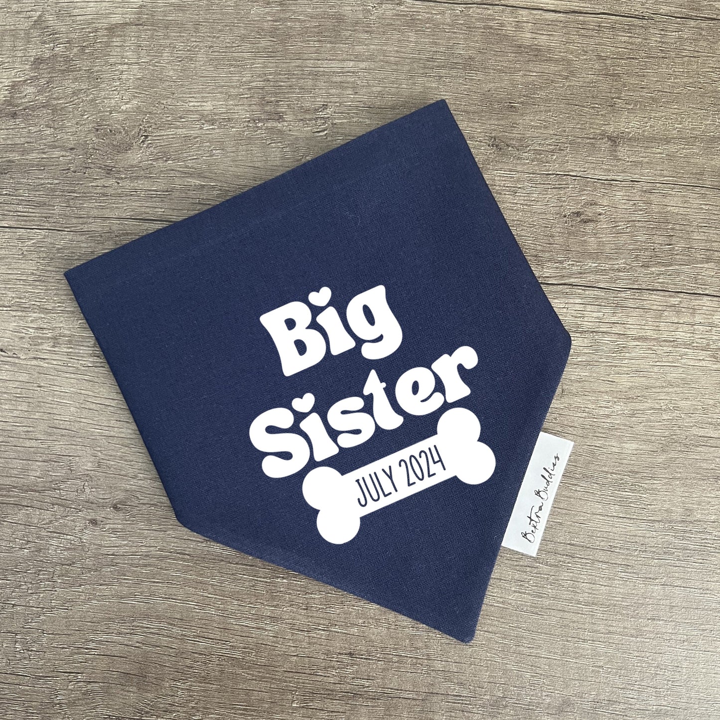 Big Sister Dog Bandana