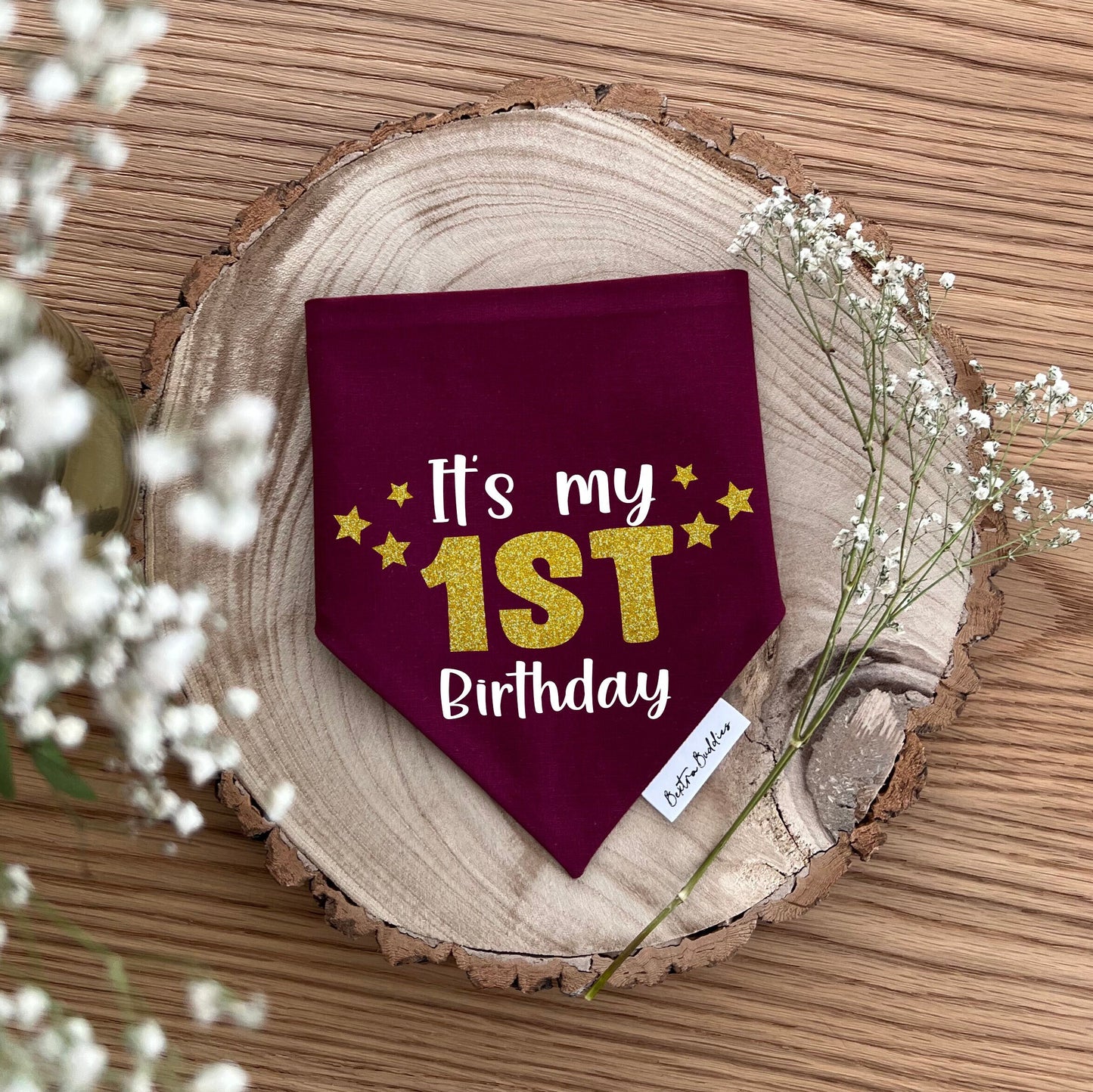 Custom Age Birthday Bandana