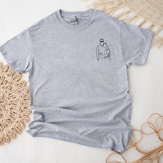 Faceless Outline T-shirt