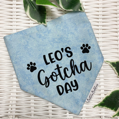 Personalised Gotcha Day Bandana