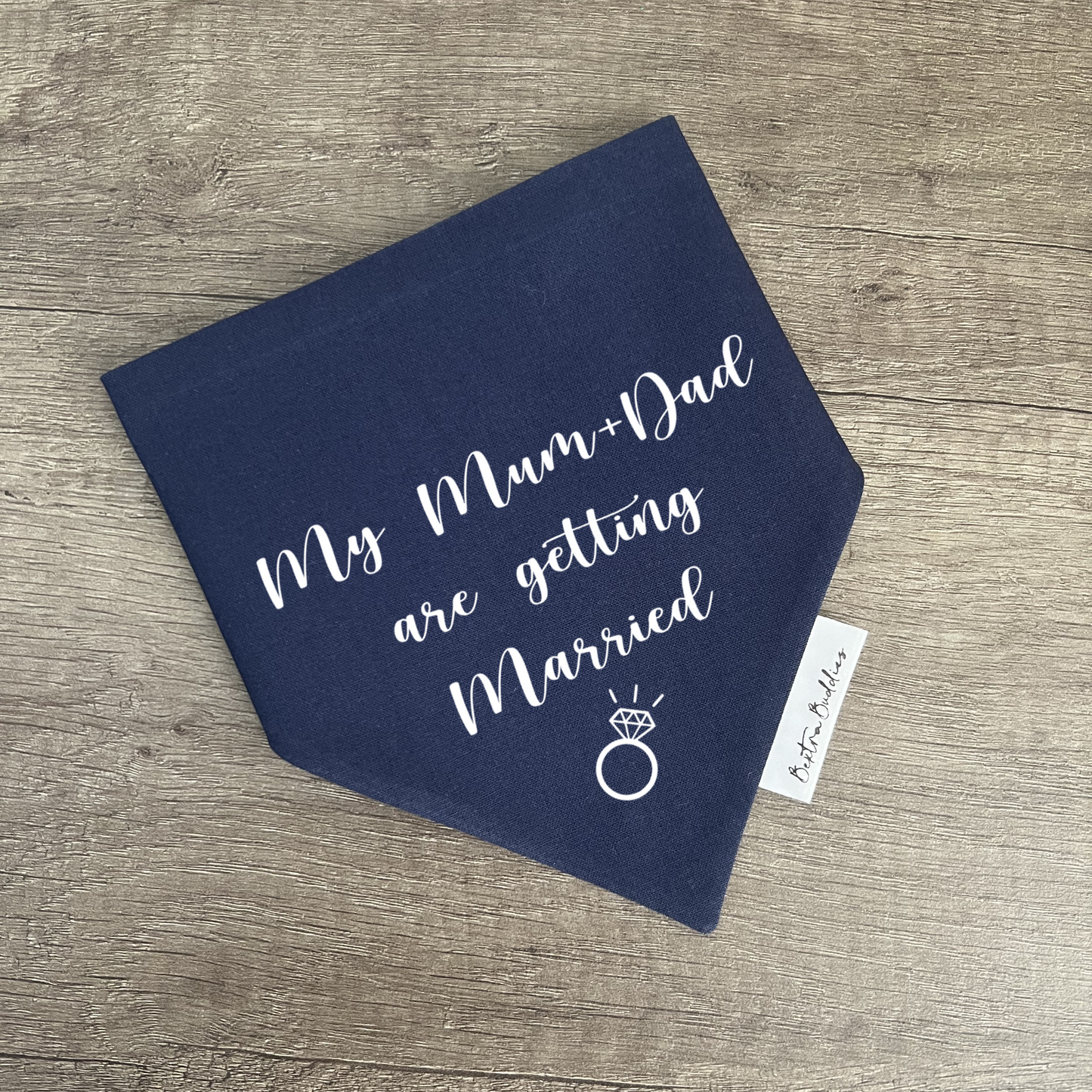 Navy Wedding Bandana