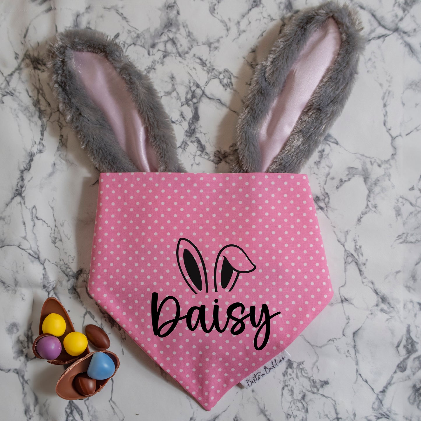 Custom Name Dotty Dog Bandana
